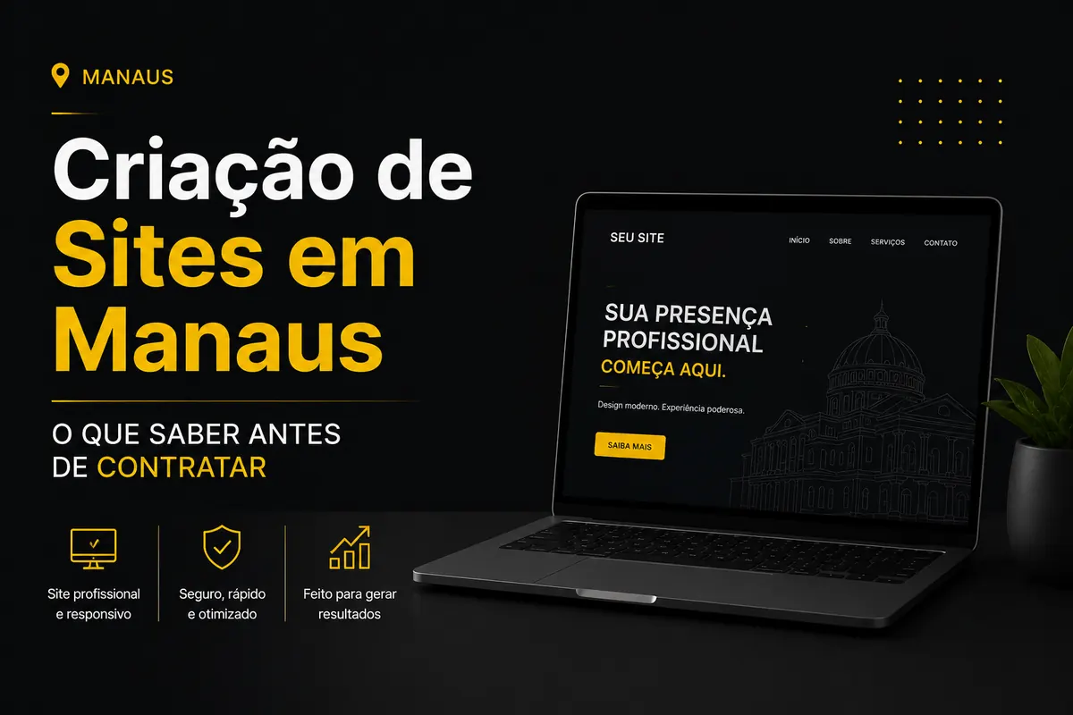 Guia de preços de criação de sites profissionais em Manaus