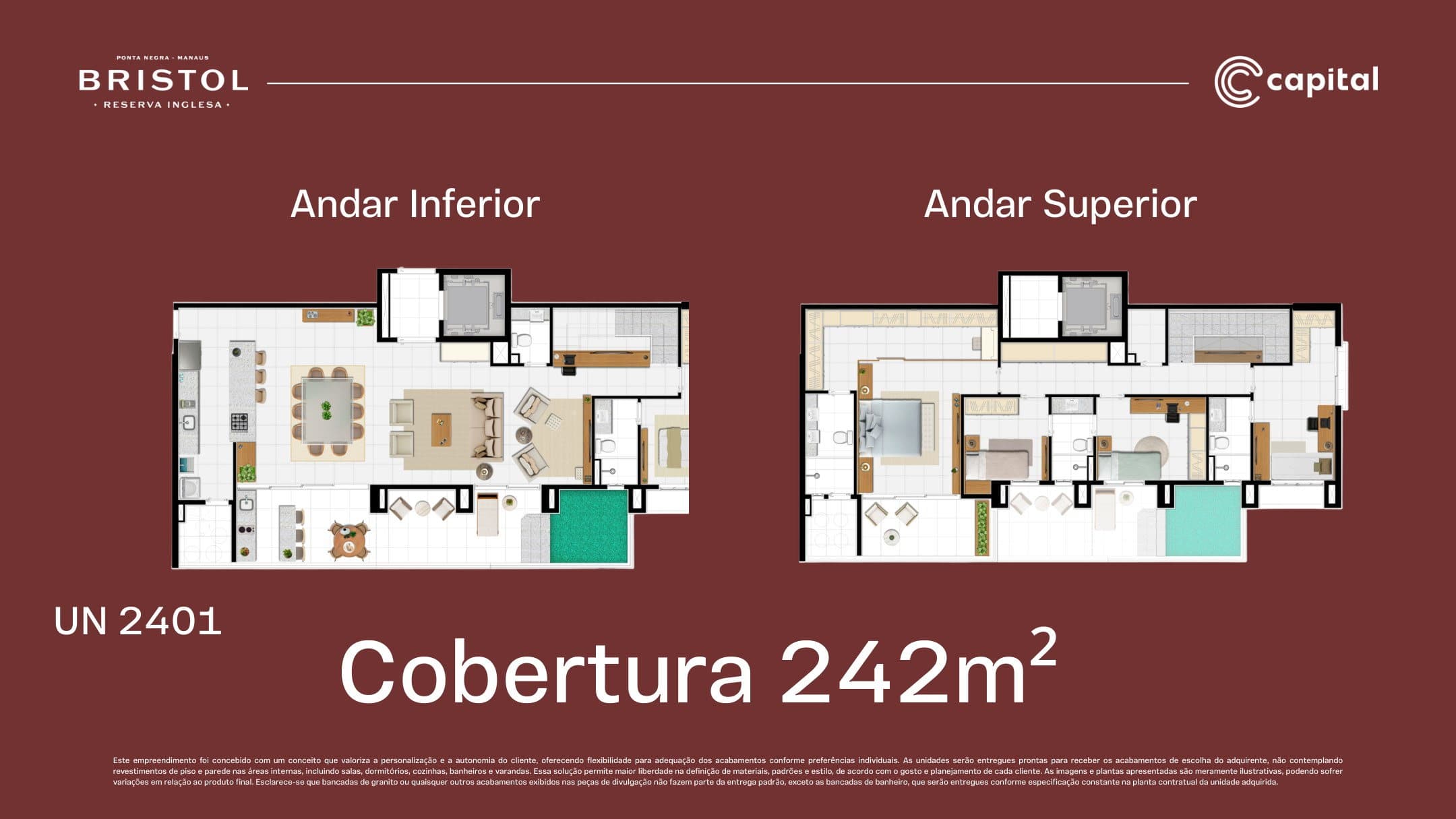 Cobertura 2401 com 242m²