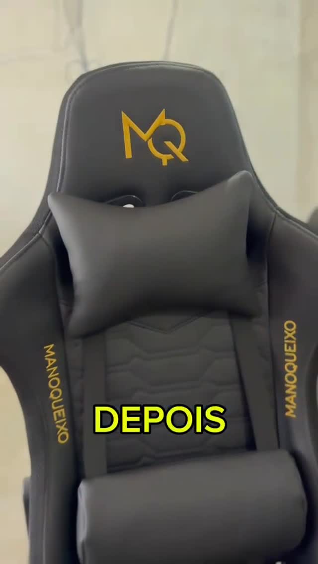 Cadeira gamer reformada e personalizada pela RB
